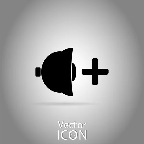 Icon Speaker Louder — Stock Vector