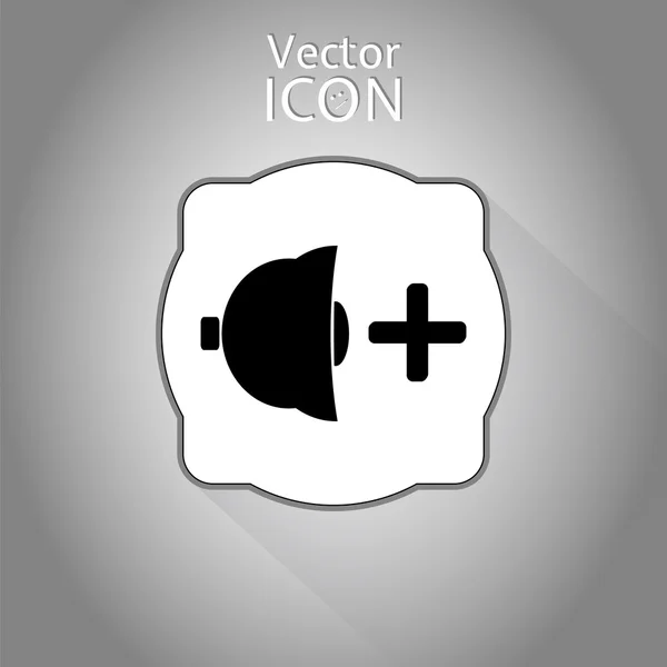 Icono altavoz más alto — Vector de stock