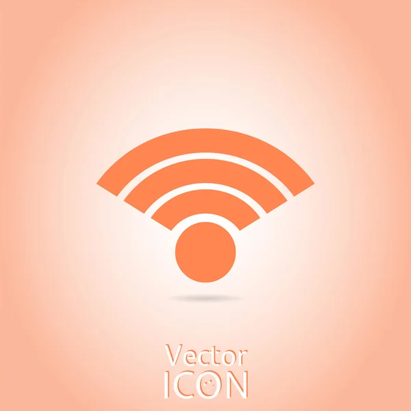 Vector Wireless Network Icon — Stock Vector