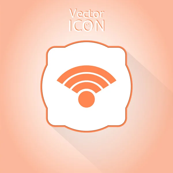 Vector Wireless Network Icon — Stock Vector