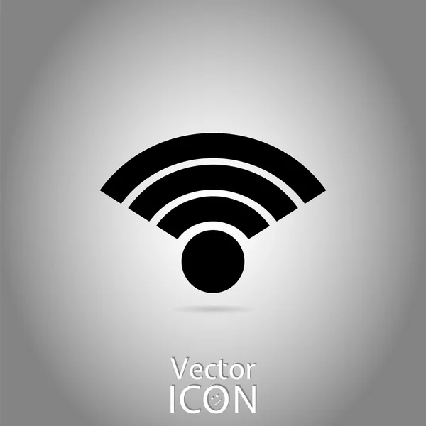 Vector Wireless Network Icon — Stock Vector