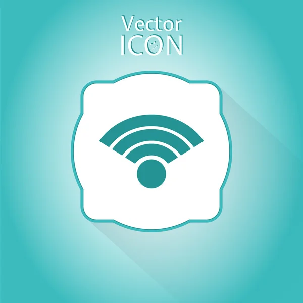 Vector Wireless Network Icon — Stock Vector