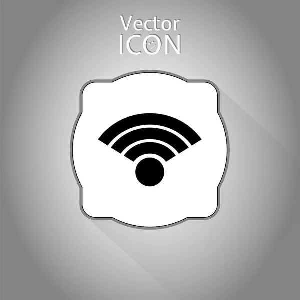 Vector Wireless Network Icon — Stock Vector