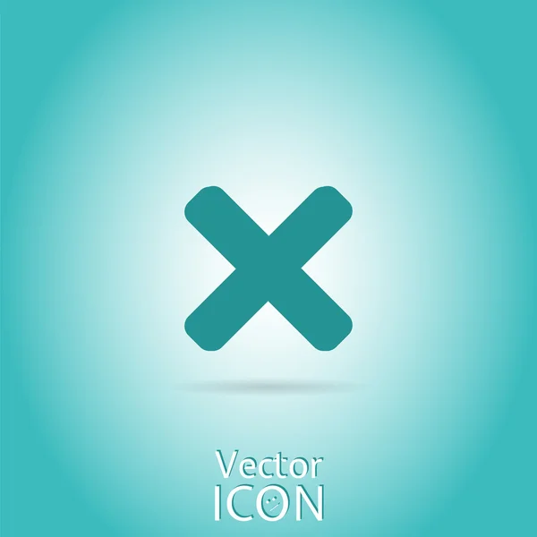 Икона, отменяющая фон — стоковый вектор