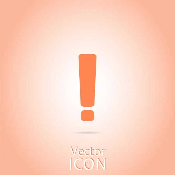 Icône attention — Image vectorielle
