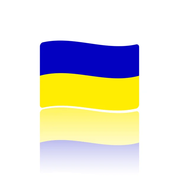 Bandera de Ucrania — Archivo Imágenes Vectoriales