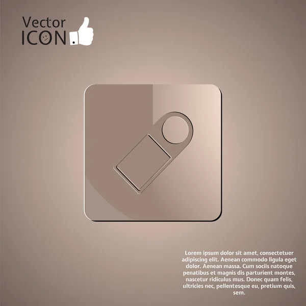 Icono de venta. Precio Tag Icono — Vector de stock