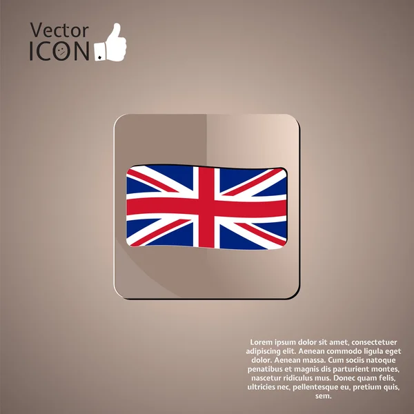 Flag United Kingdom — Stock Vector