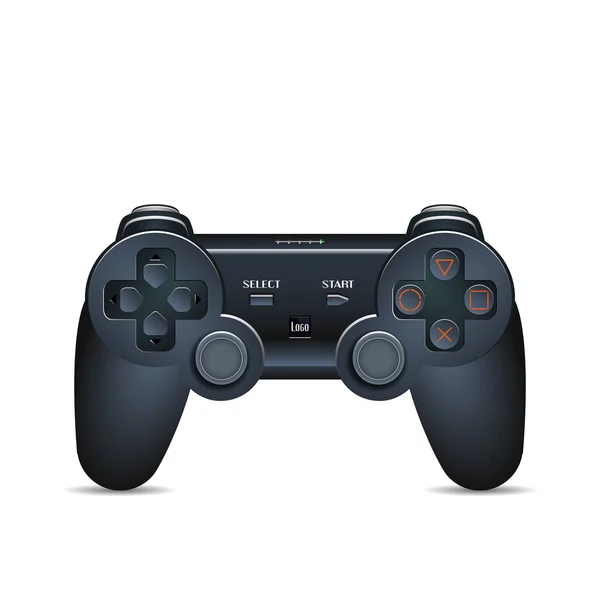 Gamepad Joystick. Joystick-gameconsole. Realistisch beeld. — Stockvector