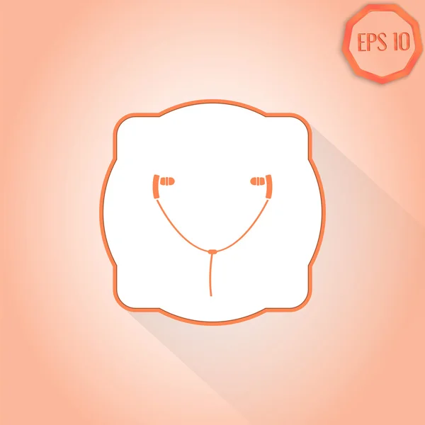 Headphones Icon — Stock Vector