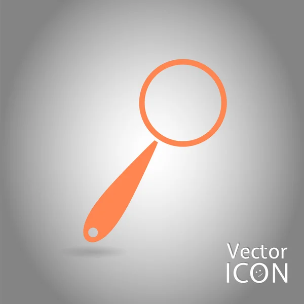 Search Icon. Flat Style — Stock Vector