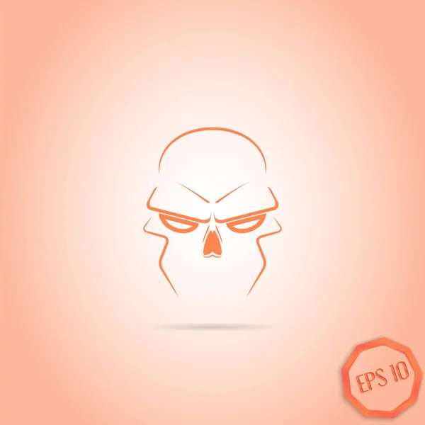 Kafatası - tehlike uyarı işareti