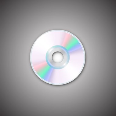 DVD Cd disk. Bilgisayar diskleri. Gerçekçi görüntü.