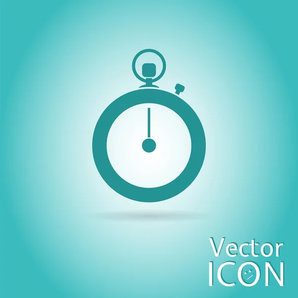 Időmérő ikon. Lapos kivitel stílus — Stock Vector