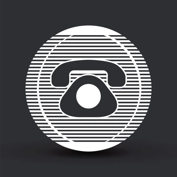 Icon Phone. Плоский дизайн . — стоковый вектор