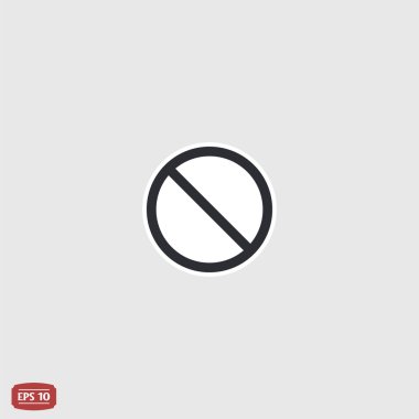 Oturum izin verilmiyor. Düz tasarım stili.