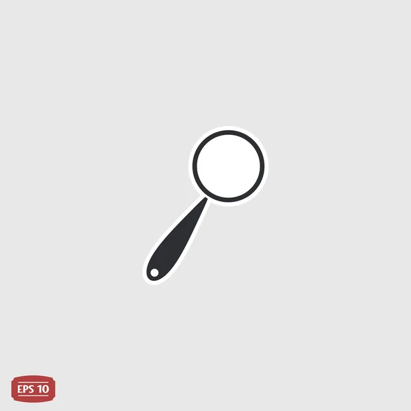 Search Icon. Flat Style — Stock Vector