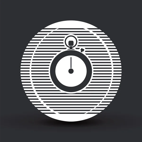 Icône chronomètre. Style design plat — Image vectorielle