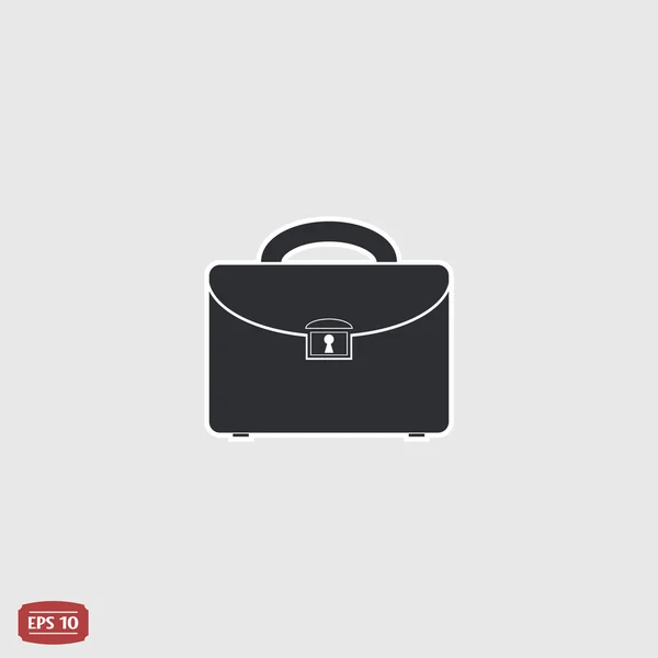 Man small bag icon. Flat design style. — Stock Vector