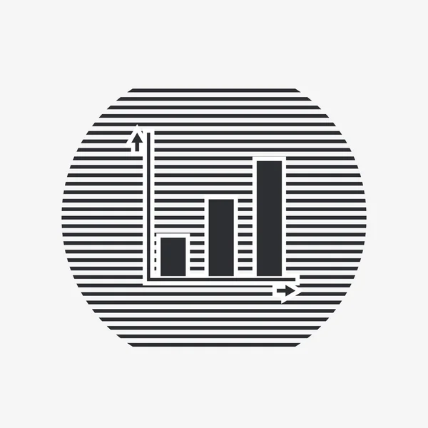 Charts and Graphs icons. Flat design style — Stock Vector
