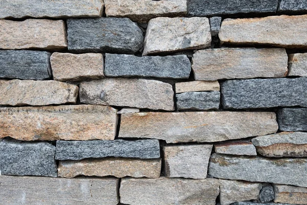 Exterior Natural Stone Veneer Wall — Stock Photo, Image