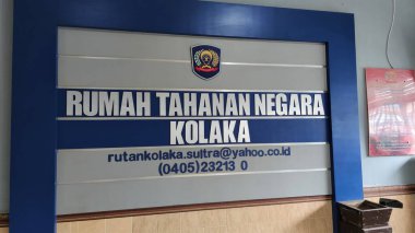 KOLAKA, INDONEZYA - 4 Kasım 2020: Kolaka Gözaltı Merkezi