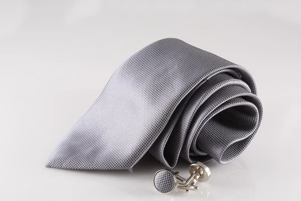 Krawat z spinki do mankietów — Zdjęcie stockowe