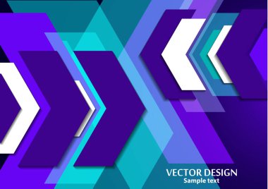 Renkli arka plan yaratıcı oklar, metin için yeri olan şablonlar. Kurumsal soyut vektör arka planı. İş hayatında başarının işareti. Web sitesi, broşür, poster, kartvizit kavramı.