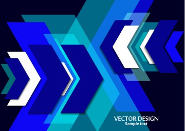 Renkli arka plan yaratıcı oklar, metin için yeri olan şablonlar. Kurumsal soyut vektör arka planı. İş hayatında başarının işareti. Web sitesi, broşür, poster, kartvizit kavramı.