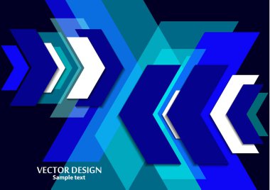 Renkli arka plan yaratıcı oklar, metin için yeri olan şablonlar. Kurumsal soyut vektör arka planı. İş hayatında başarının işareti. Web sitesi, broşür, poster, kartvizit kavramı.