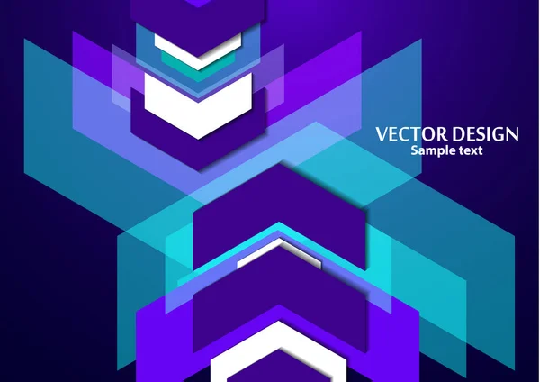 Sageti Creative Fundal Colorate Șablon Loc Pentru Text Fundal Vectorial — Vector de stoc