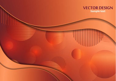 Dairede parlak dikey ve yatay çizgiler var. Güzel dalgalı soyut geometrik arkaplan. Yazdırma veya dizayn için vektör illüstrasyonu.