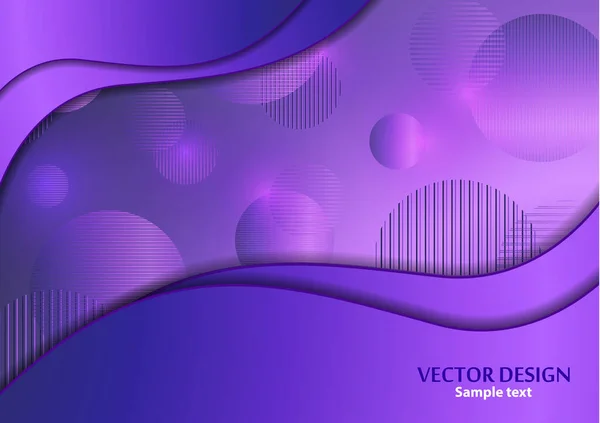 Helle Vertikale Und Horizontale Streifen Kreis Abstrakter Geometrischer Hintergrund Mit — Stockvektor