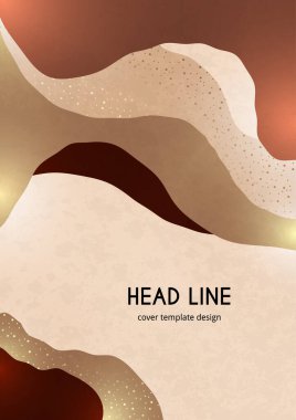 Parlak soyut arkaplan, renk dalga şekilleri. Kapak tasarımı için yaratıcı şablon, broşür, afiş, kartvizit. Vektör illüstrasyonu.