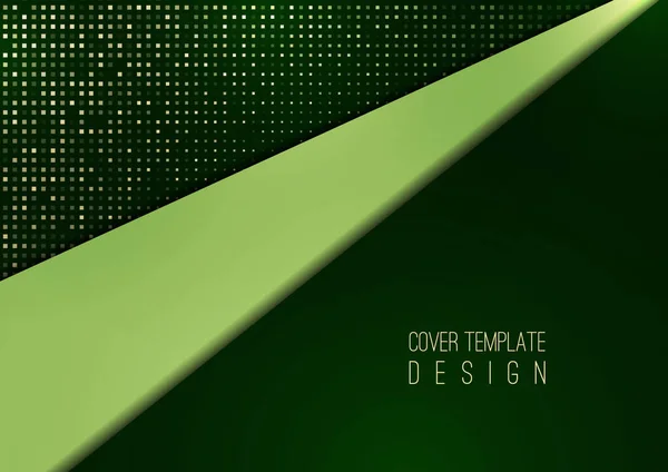 Fond Géométrique Abstrait Points Demi Tons Style Polygonal Meilleur Design — Image vectorielle