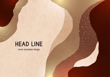 Parlak soyut arkaplan, renk dalga şekilleri. Kapak tasarımı için yaratıcı şablon, broşür, afiş, kartvizit. Vektör illüstrasyonu.