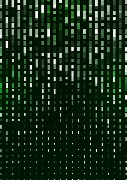 Abstrakte Linien Aus Sich Kreuzenden Rechtecken Auf Grünem Hintergrund Ein — Stockvektor