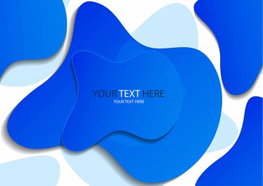 Renkli sıvı geometrik arka plan. Sıvı bileşimi 3D form. Davetiye, broşür veya kartvizit tasarımı için dinamik arkaplan. Modern soyut kılıf. Vektör illüstrasyonu