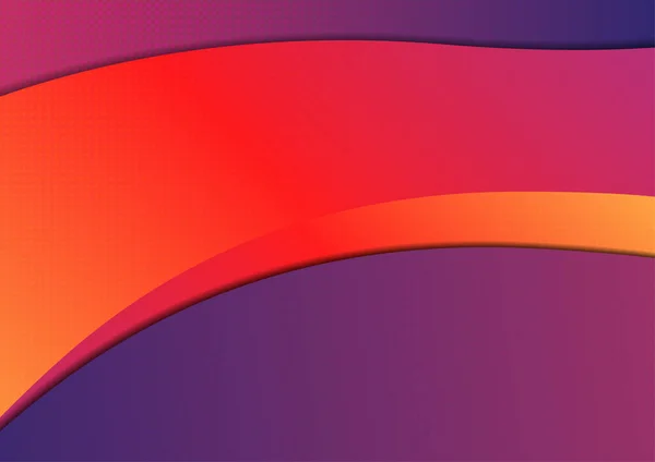 Minimalistische Geometrische Hintergründe Trendige Farbverläufe Wellenlinien Papierschnitt Effekt Design Layout — Stockvektor