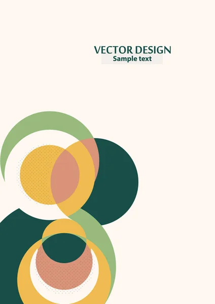 Αφηρημένο Φόντο Πολύχρωμο Χαρτί Κομμένα Σχήματα Εταιρικός Σχεδιασμός Πρότυπο Για — Διανυσματικό Αρχείο