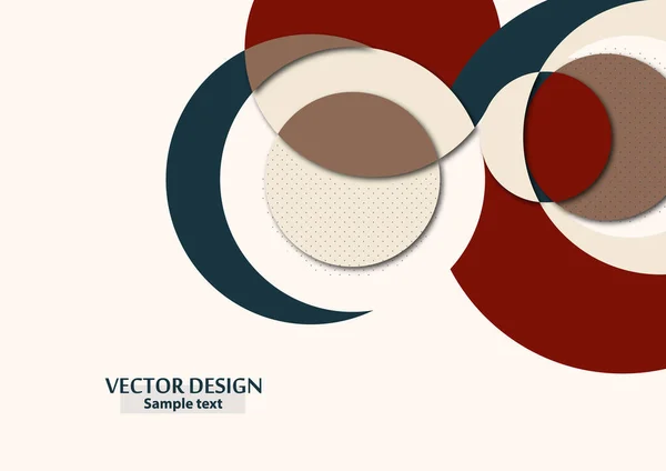 Абстрактный Фон Цветной Бумажной Выкройкой Корпоративный Дизайн Шаблон Плаката Баннера — стоковый вектор