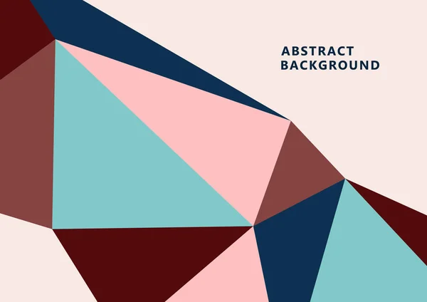 Fondo Geométrico Abstracto Brillante Triángulos Formas Color Inusuales Para Mensaje — Vector de stock