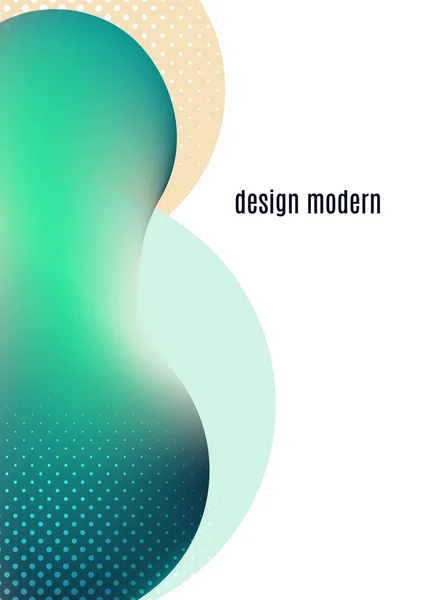 Éléments Abstraits Fluides Modernes Formes Lignes Couleurs Dynamiques Liquide Flou — Image vectorielle