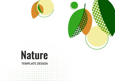 Yaratıcı yapraklar, beyaz arka planda noktalar. Yaz Satışı. Kapak, poster, internet, sayfa, sosyal, medya, anonslar, tebrik kartpostalları Vektör illüstrasyonu