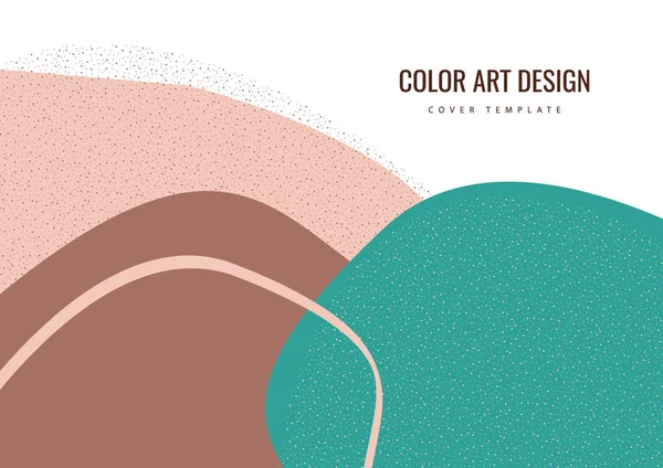 Dessiné Main Coloré Différentes Formes Objets Gribouillis Modèle Moderne Abstrait — Image vectorielle