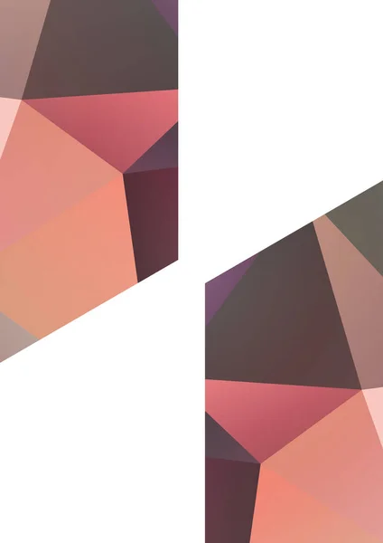 Fondo Abstracto Moderno Triángulos Geométricos Colores Presentación Comercial Técnica Plantilla — Archivo Imágenes Vectoriales