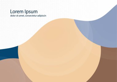 Beyaz arka planda renkli şekiller, modern geometrik desenler. İş ya da teknoloji tasarım şablonu, broşür ya da el ilanı ya da geometrik web afişi. Vektör illüstrasyonu.