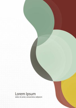 Beyaz arka planda renkli şekiller, modern geometrik desenler. İş ya da teknoloji tasarım şablonu, broşür ya da el ilanı ya da geometrik web afişi. Vektör illüstrasyonu.