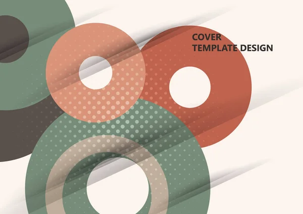 Геометрические Современные Фоны Абстрактный Рисунок Колец Диск Шаблон Вашего Дизайна — стоковый вектор