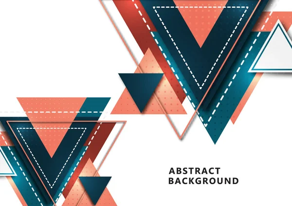 Geometrisk Design Från Trianglar Och Linjer Kreativt Koncept Modern Abstrakt — Stock vektor
